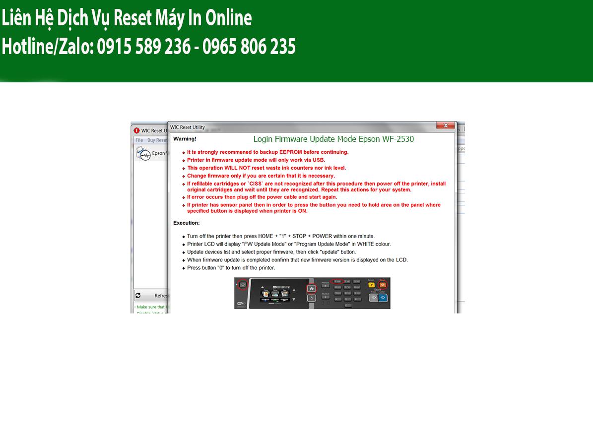 Key Firmware May In Epson WF-2530 Step 3